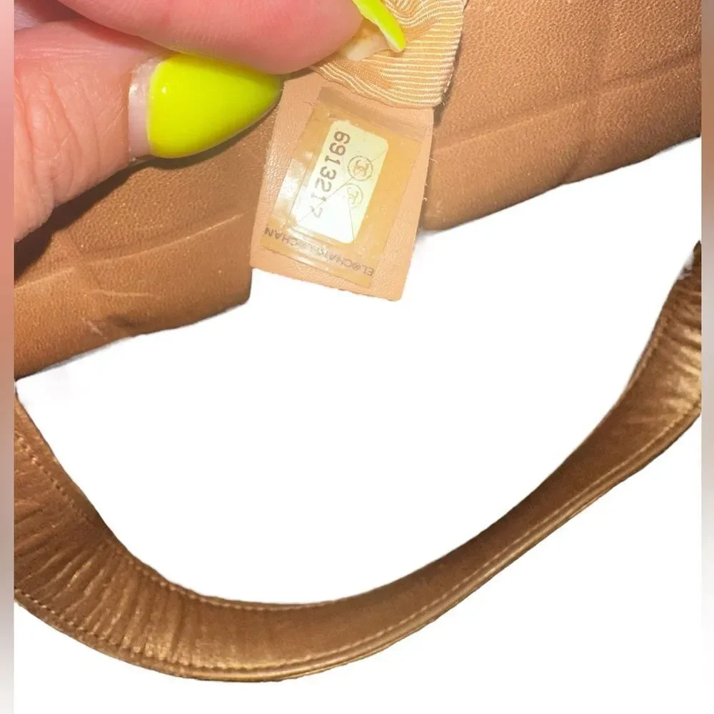 Chanel Gold Quilted Tote Bag - Picture 9 of 14